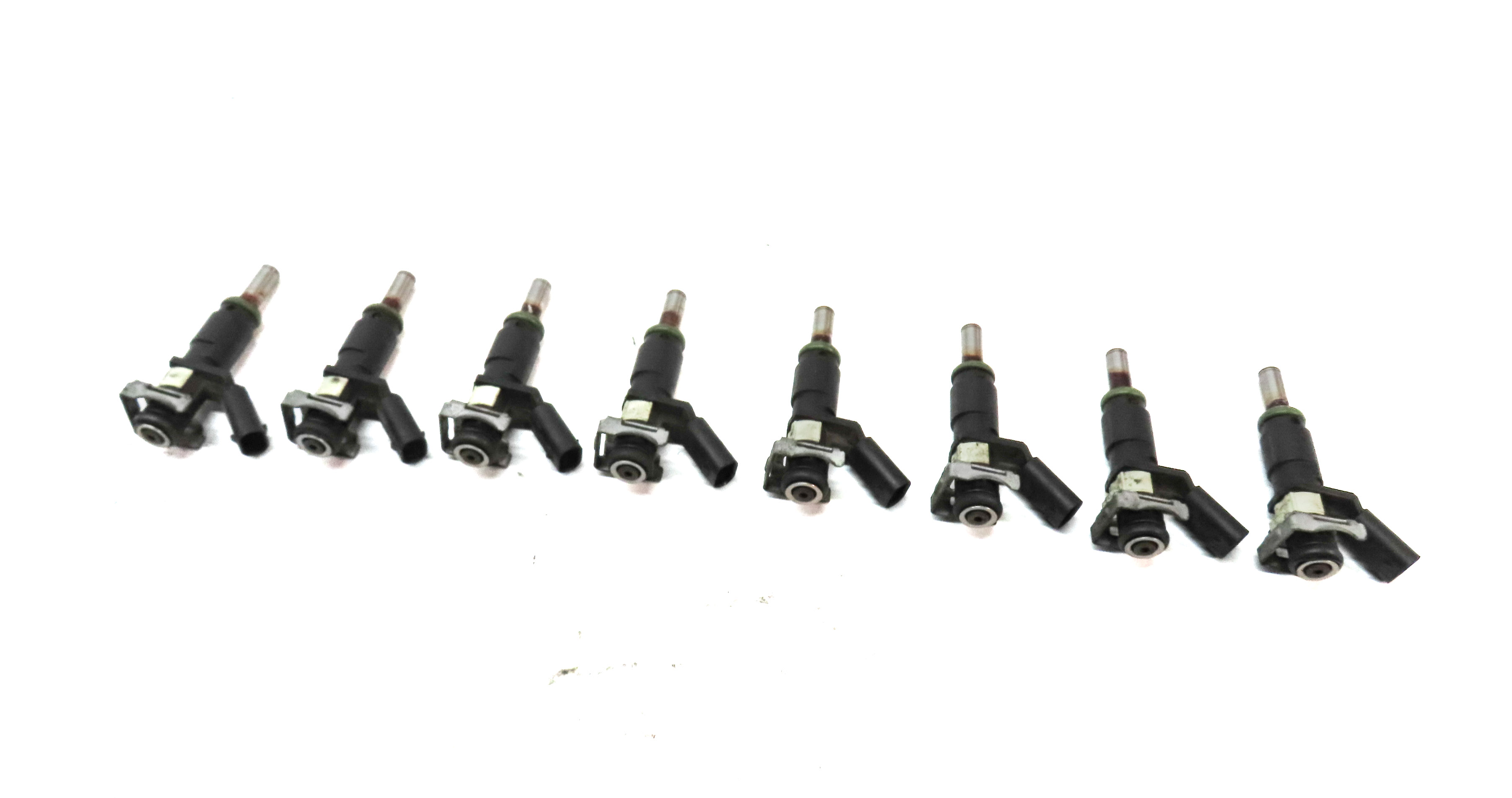 06-12 MERCEDES C E G GL ML S SL (W204 W212 W221 W164 X164) FUEL INJECTOR SET 8 — exact item pictured